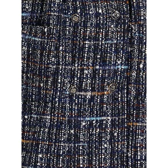 Sandro Paris Alizou double-breasted bouclé-tweed mini dress - Picture 7 of 11